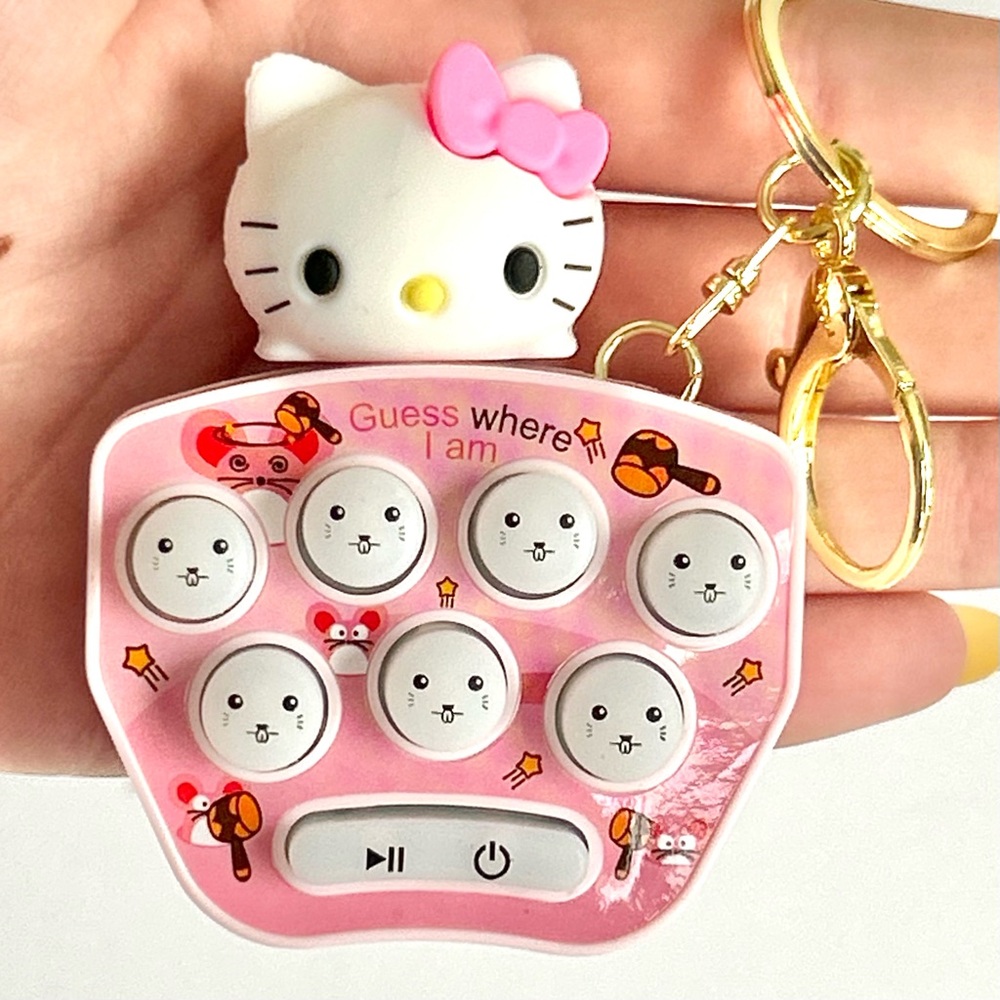 💖Hello Kitty “Guess Where I Am” Game Keychain Backpack Accessory